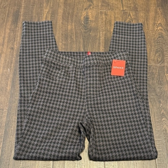 Spanx Ankle Jean-ish Houndstooth Jeggings Size Small Women - Picture 3 of 12